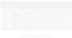 Desktop Screenshot of mentalhealthbillers.com